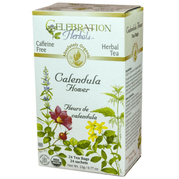 Celebration Herbals Calendula Flowers Tea 24 Tea Bags Food Items at Village Vitamin Store