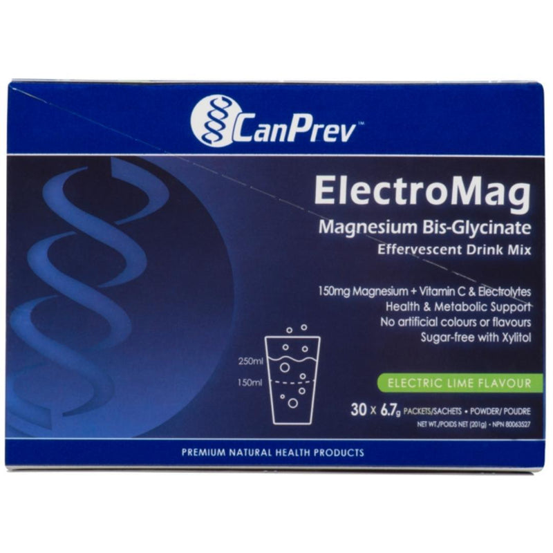 CanPrev ElectroMag Electric Lime Flavour 30 Packets Supplements at Village Vitamin Store
