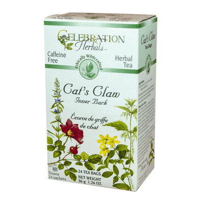 Celebration Herbals Cat's Claw Inner Bark Tea 24 Tea Bags Food Items at Village Vitamin Store