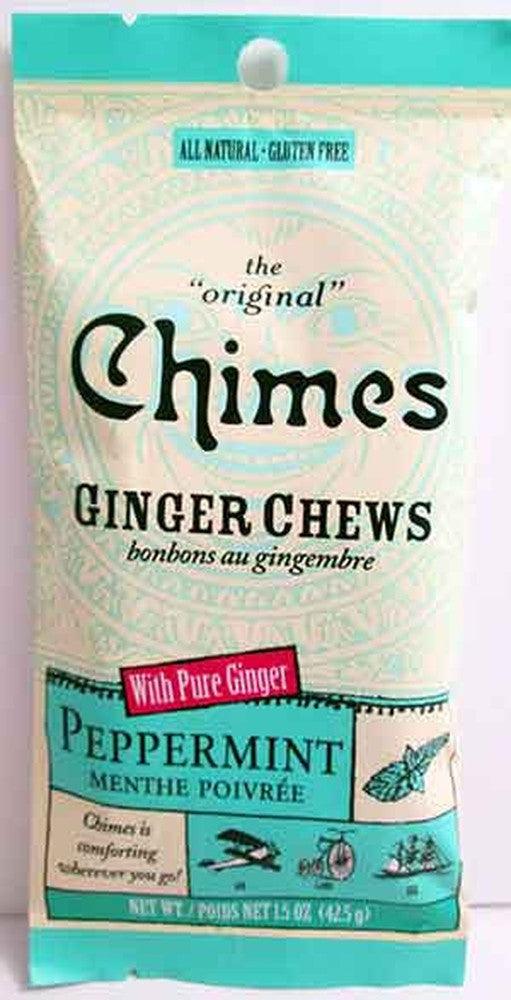 Chimes Ginger Chews Peppermint 42.5g Food Items at Village Vitamin Store