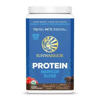 Sunwarrior Warrior Protein Blend Chocolate 750gms Supplements - Protein at Village Vitamin Store