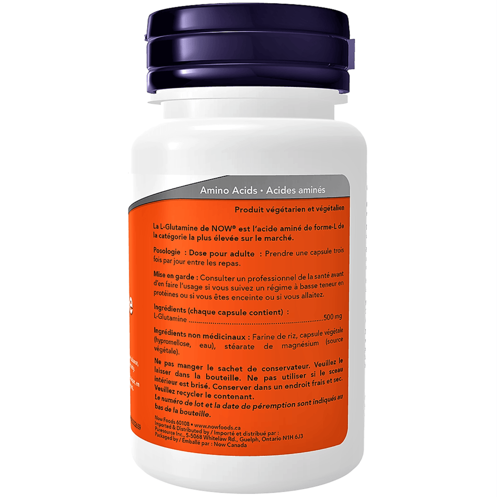 Supplements - Amino Acids Now L-Ornithine 500 mg 60 Veggie Caps NOW