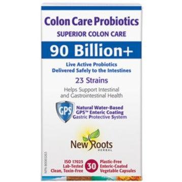 New Roots Colon Care Probiotics 90 Billion+ 30 Veggie Caps Supplements - Probiotics at Village Vitamin Store