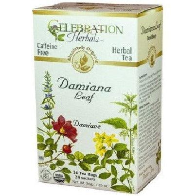 Celebration Herbals Damiana Leaf Tea 24 Tea Bags Food Items at Village Vitamin Store