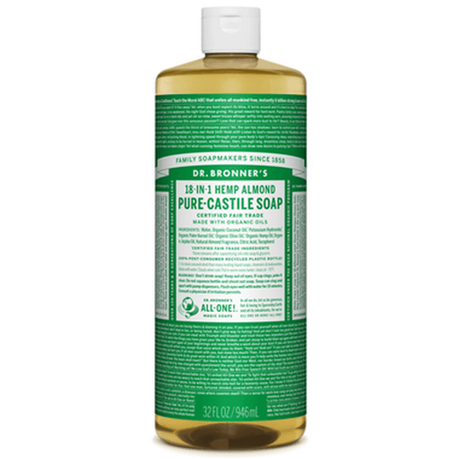Dr. Bronner's Castile Soap Almond 944ML Soap & Gel at Village Vitamin Store