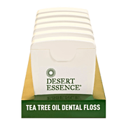 Desert Essence Dental Floss Tea Tree Oil 50 Yards Oral Care at Village Vitamin Store