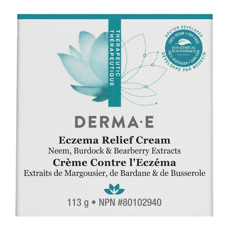 Derma E Eczema Relief Cream 113g Personal Care at Village Vitamin Store