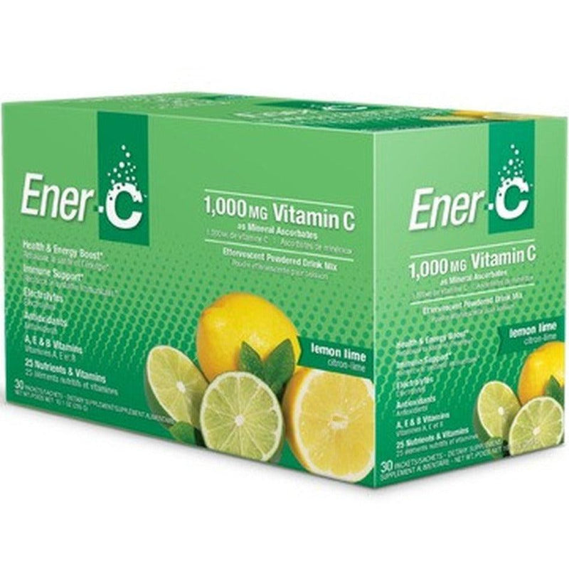 Ener-Life Vitamin-C 1000 mg Lemon Lime 30 Packs Vitamins - Vitamin C at Village Vitamin Store