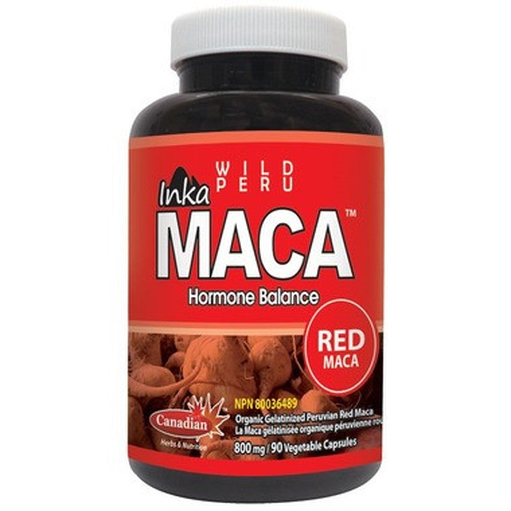 Inka Wild Peru Red Maca 800mg 90 Veggie Caps Supplements - Intimate Wellness at Village Vitamin Store