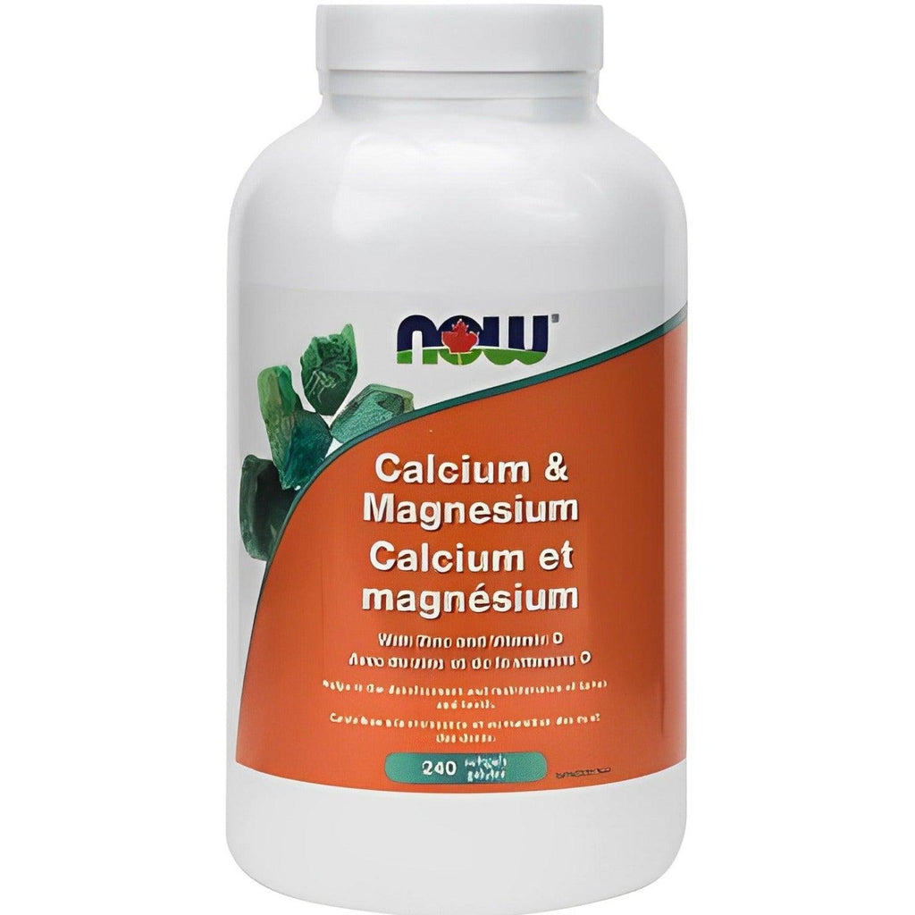 Calcium & Minerals NOW Calcium & Magnasium With Vitamin D 240 Softgels NOW