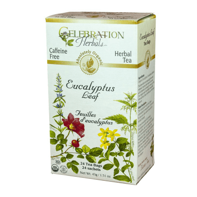 Celebration Herbals Eucalyptus Leaf Tea 24 Tea Bags Food Items at Village Vitamin Store