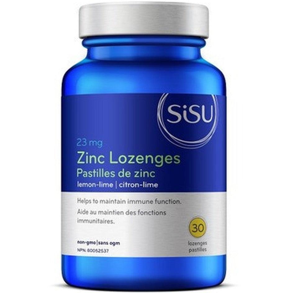 SISU Zinc Lozenges Lemon Lime Minerals - Zinc at Village Vitamin Store