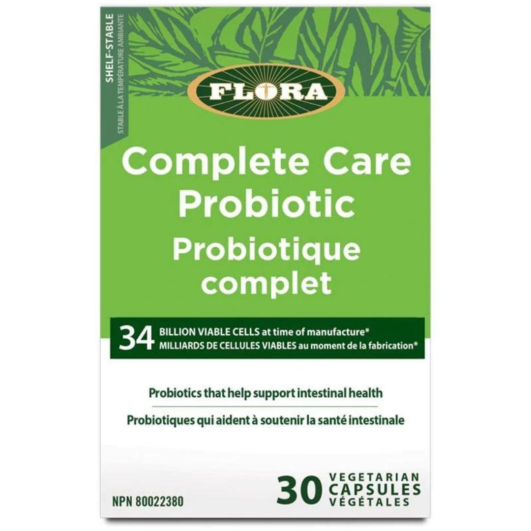 Flora Complete Care Probiotic 34 Billion 30 Veggie Caps Supplements - Probiotics at Village Vitamin Store