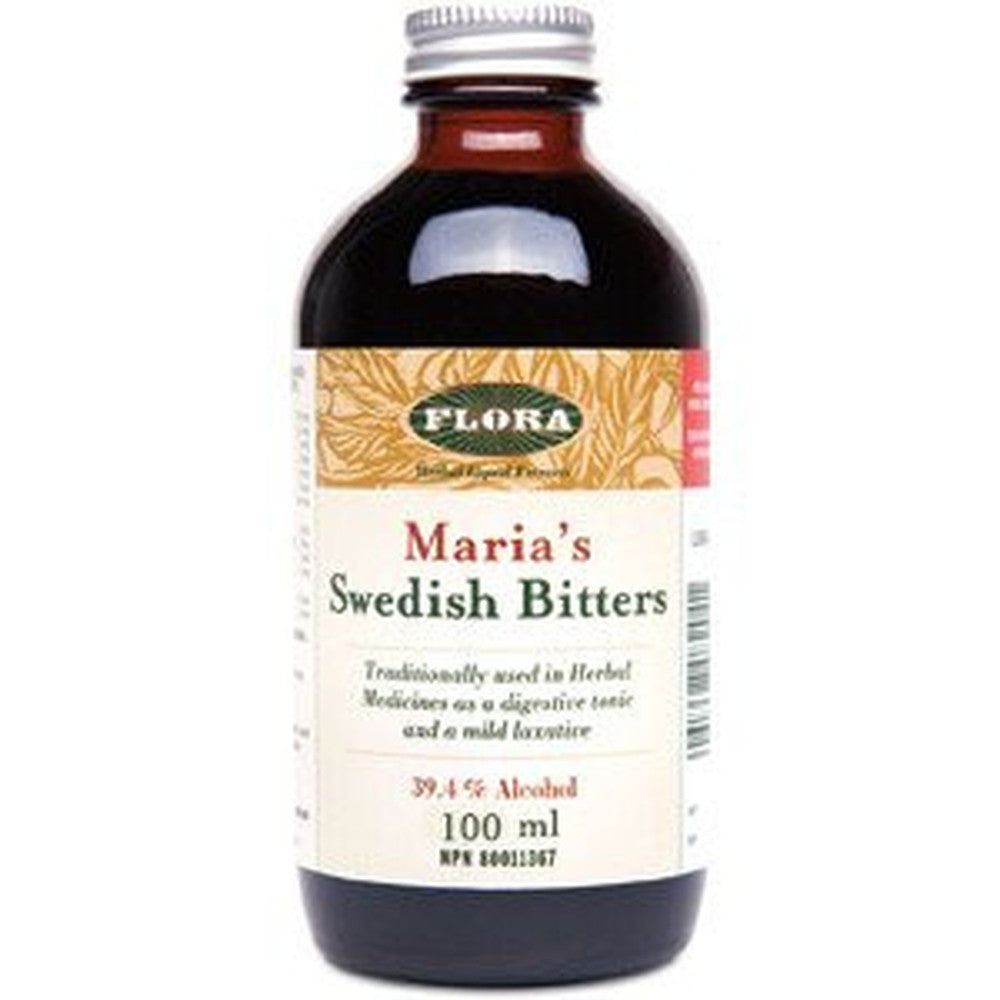 Flora Swedish Bitters w/Alcohol 100ml Supplements at Village Vitamin Store