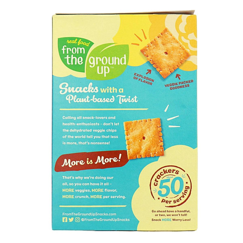 From the Ground Up Cauliflower Snacks Sea Salt, 50 Crackers Food Items at Village Vitamin Store