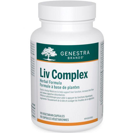 Genestra Liv Complex 90 Veggie Caps Supplements - Liver Care at Village Vitamin Store