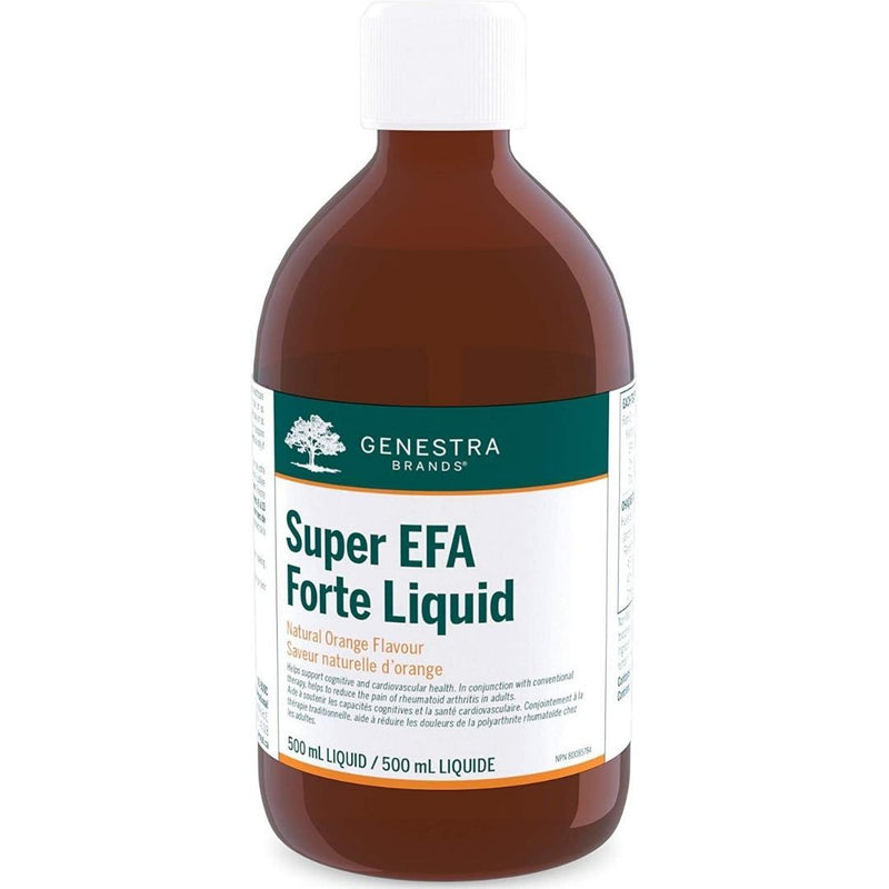 Genestra Super EFA Forte Liquid Orange Flavour 500ml Supplements - EFAs at Village Vitamin Store