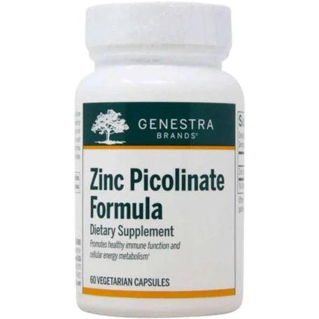 Genestra Zinc Picolinate Formula 60 Veggie Caps Minerals - Zinc at Village Vitamin Store