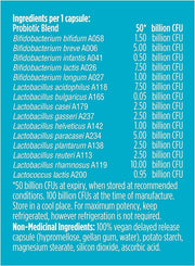 Genuine Health Probiotic Advanced Gut Health Extra Strength 50 Billion 30 Veggie Caps Supplements - Probiotics at Village Vitamin Store