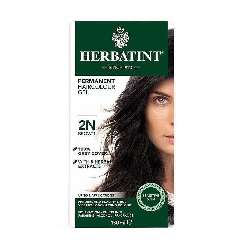 Herbatint Permanent Herbal HairColour Gel 2N Brown Hair Colour at Village Vitamin Store
