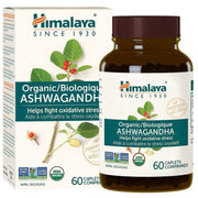 Himalaya Organic Ashwagandha 60 Caplets Supplements at Village Vitamin Store