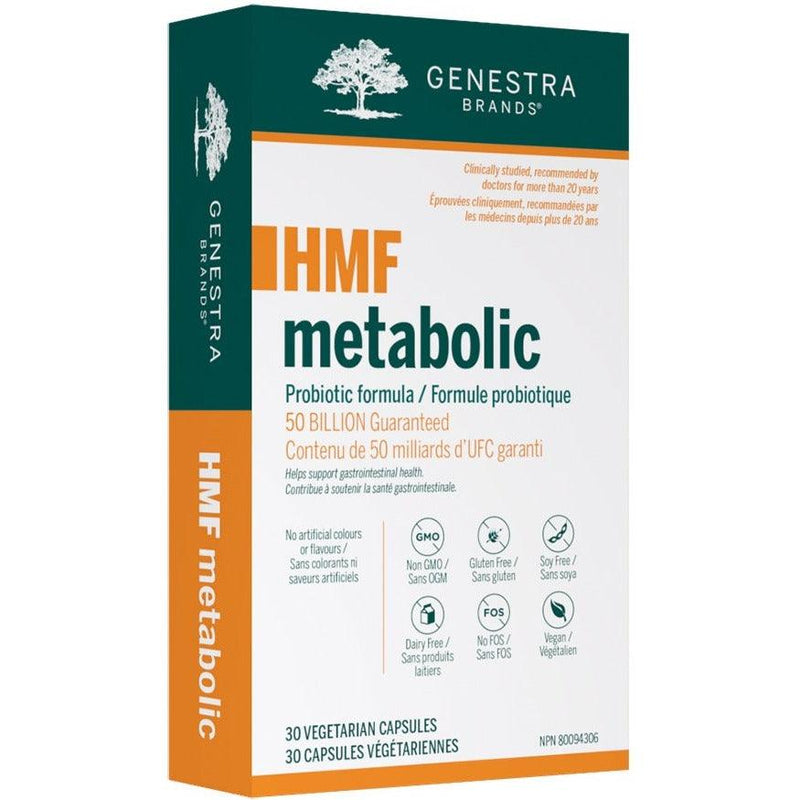 Genestra HMF Metabolic Probiotic Formula 30 Veggie Caps Supplements - Probiotics at Village Vitamin Store