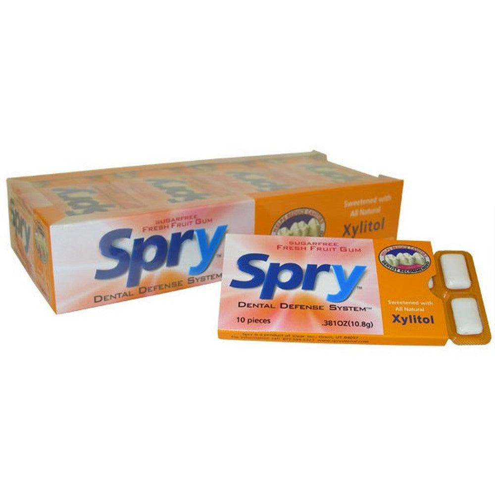 Spry Gum Fruit 10 pieces Food Items at Village Vitamin Store