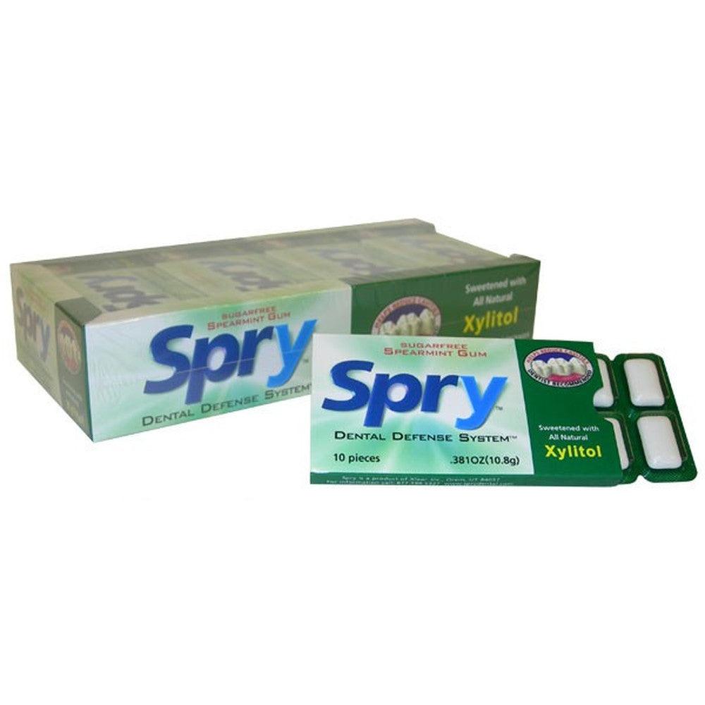 Spry Gum Spearmint 10 pieces Food Items at Village Vitamin Store