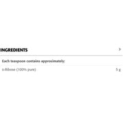 New Roots D-Ribose 100g Supplements - Amino Acids at Village Vitamin Store