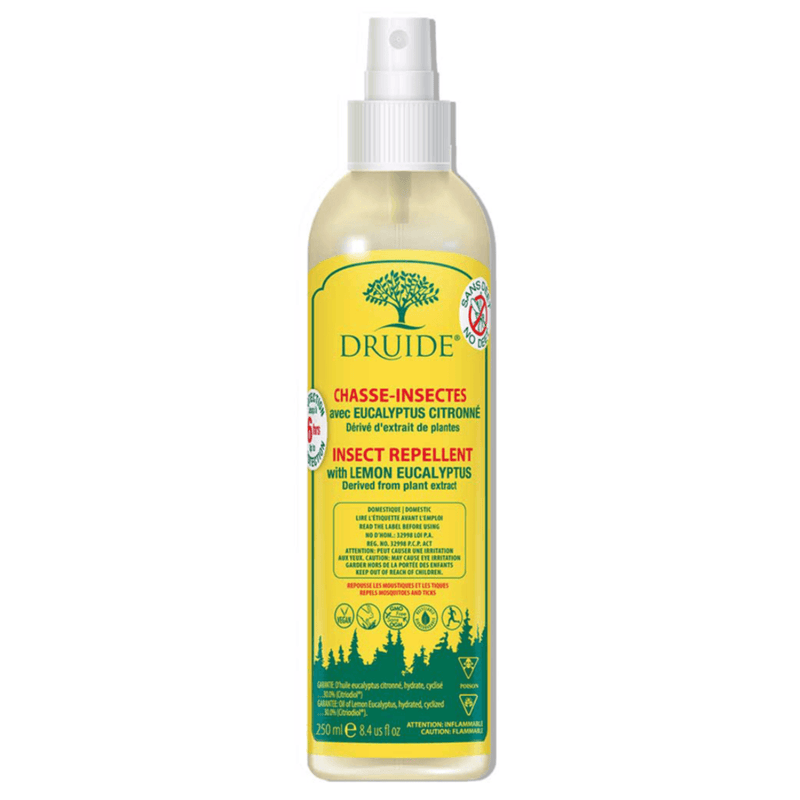 Druide Insect Repellent Spray Lemon Eucalyptus 250mL Personal Care at Village Vitamin Store