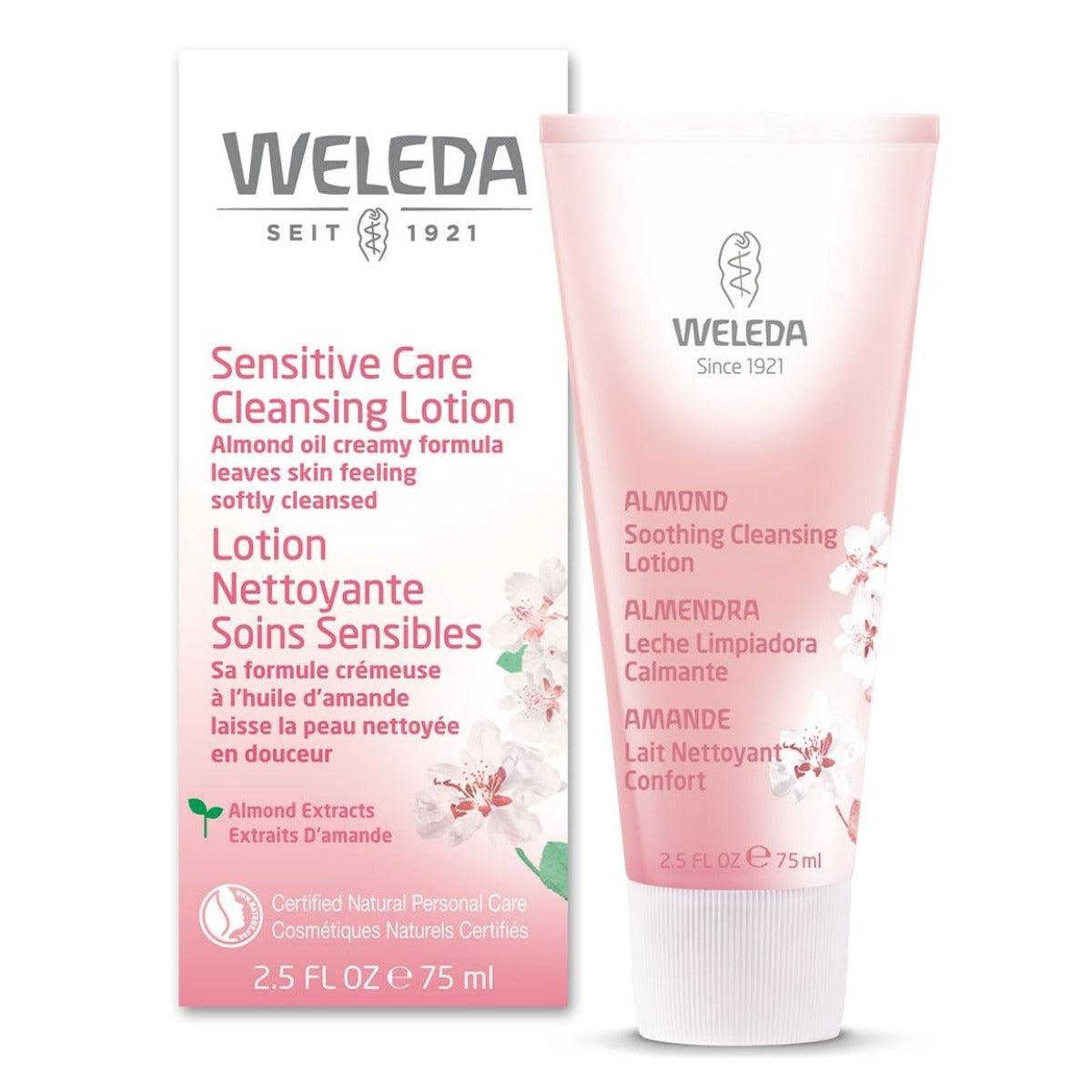 Weleda Sensitive Care Cleansing Lotion Almond 75mL Face Cleansers at Village Vitamin Store