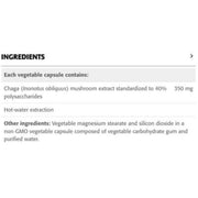 New Roots Chaga Extract 350mg 60 Veggie Caps Supplements - Immune Health at Village Vitamin Store