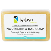 KaLaya Nourishing Bar Soap with Oatmeal Goat's Milk & Honey 100g Soap & Gel at Village Vitamin Store