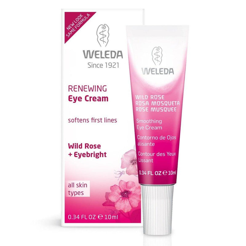 Weleda Renewing Eye Cream Wild Rose 10mL Face Moisturizer at Village Vitamin Store