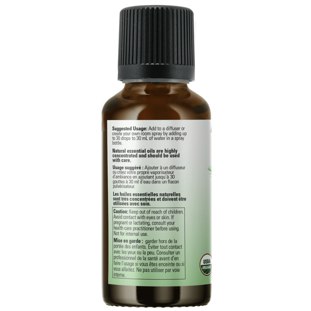 Aromatherapy Blends - Essential Oils NOW Organic Tea Tree Oil 30mL NOW