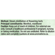 Aromaforce Organic Essential Oil Peppermint 15mL Essential Oils at Village Vitamin Store