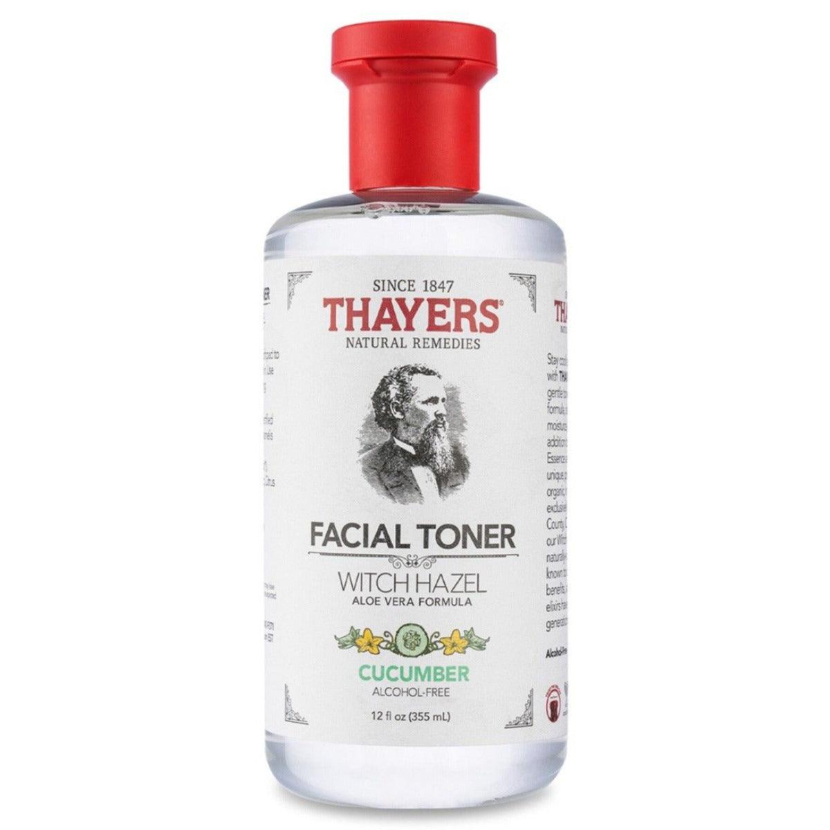 Thayers Witch Hazel Facial Toner Cucumber Alcohol Free 355mL Face Toner at Village Vitamin Store