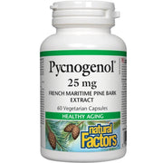 Natural Factors Pycnogenol 25mg 60 Veggie Caps Supplements at Village Vitamin Store
