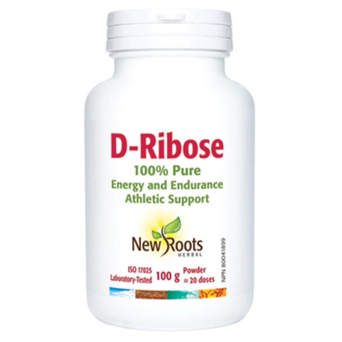 New Roots D-Ribose 100g Supplements - Amino Acids at Village Vitamin Store