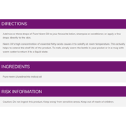 NOW Neem Oil 30 ml Essential Oils at Village Vitamin Store