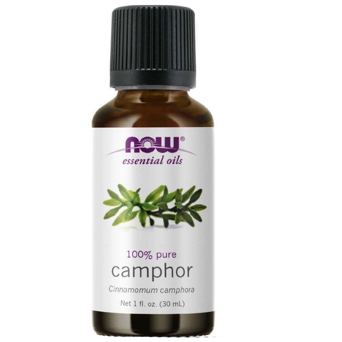 NOW 100% Pure Camphor Oil 30ML Essential Oils at Village Vitamin Store