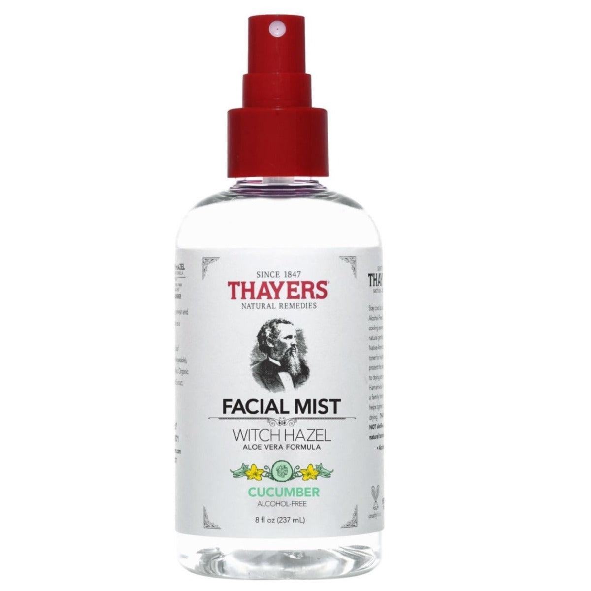 Thayers Witch Hazel Facial Mist Cucumber Alcohol Free 237mL Face Toner at Village Vitamin Store