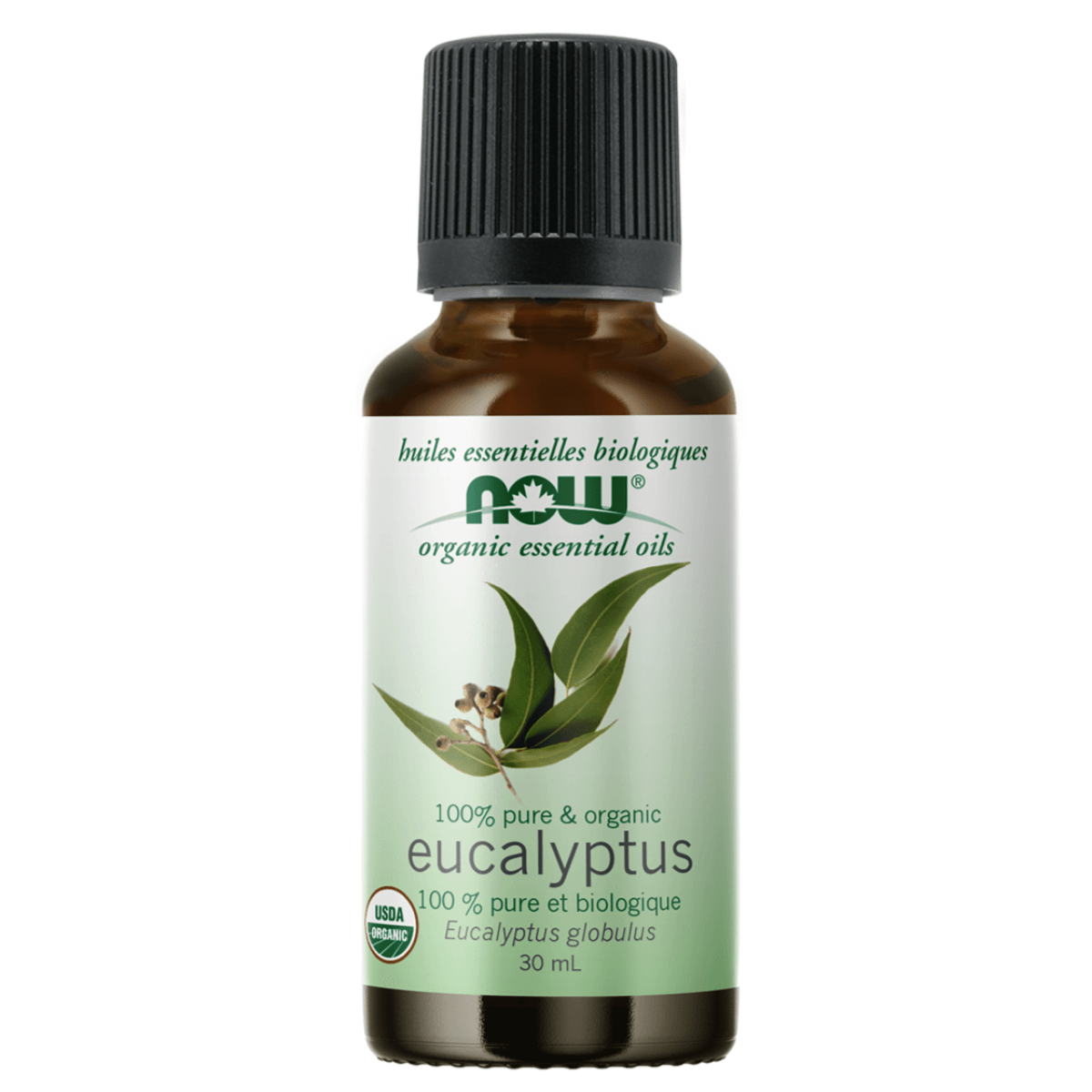 NOW Organic Eucalyptus Oil 30mL Essential Oils at Village Vitamin Store