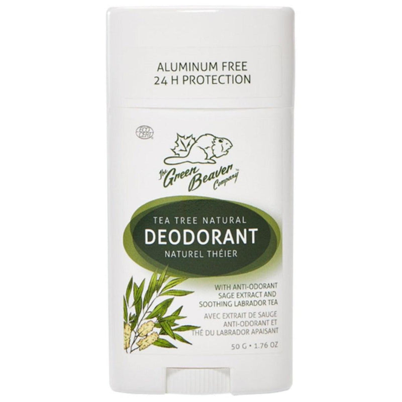 Green Beaver Tea Tree Deodorant 24hr Protection 50g Deodorant at Village Vitamin Store