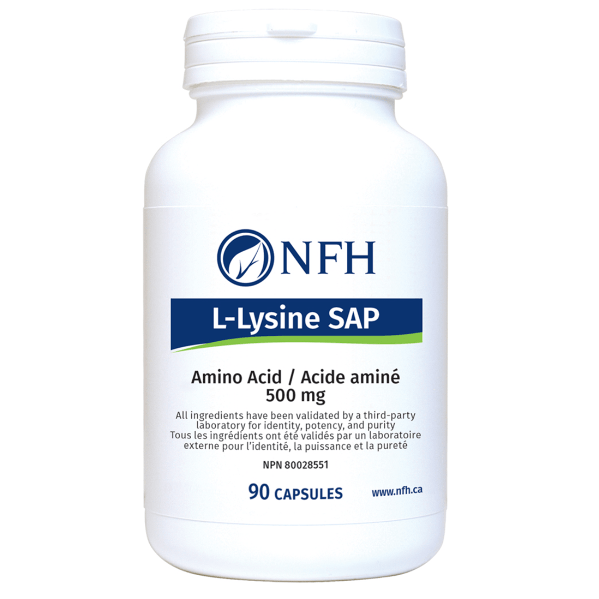 NFH L-Lysine SAP 90 Caps Supplements - Amino Acids at Village Vitamin Store