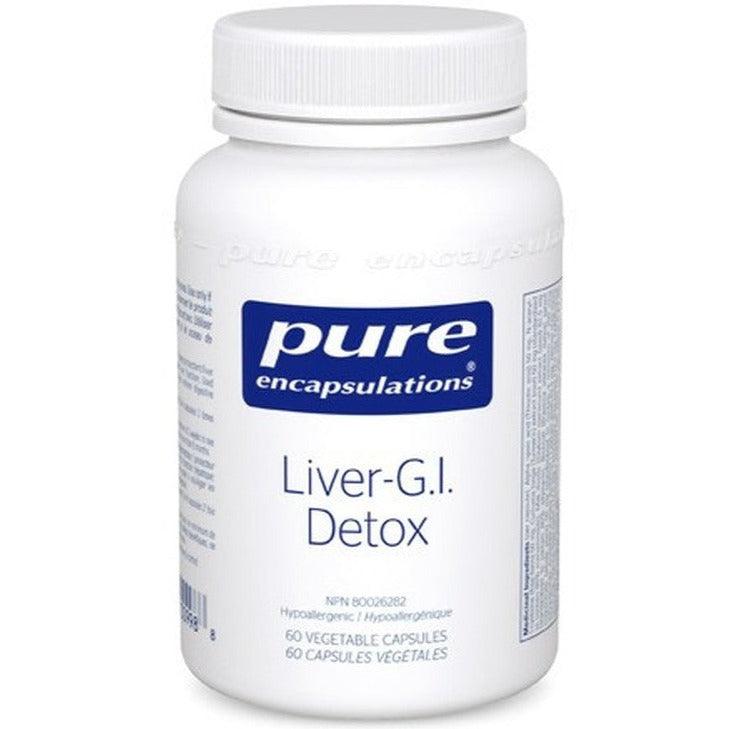 Pure Encapsulations Liver- G.I. Detox 60 VC Supplements - Liver Care at Village Vitamin Store