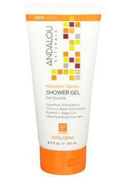 Andalou Naturals Mandarin Vanilla Shower Gel 251 ml Soap & Gel at Village Vitamin Store