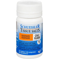 Schuessler Tissue Salts Calc Fluor 6X - 125 Tabs Homeopathic at Village Vitamin Store