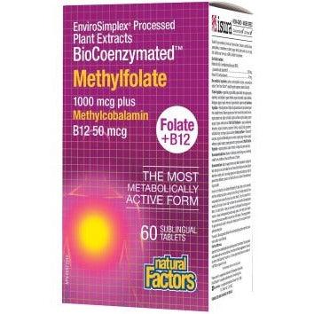 Natural Factors BioCoenzymated Methylfolate 60 Tabs Supplements at Village Vitamin Store
