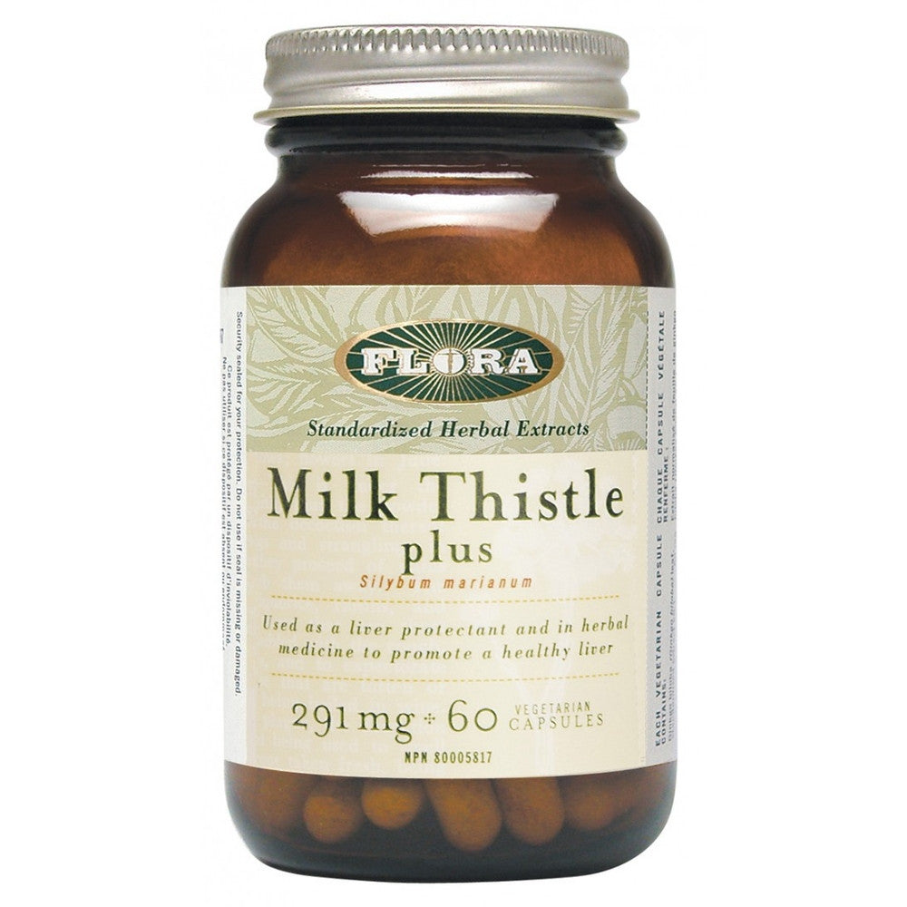Flora Milk Thistle 60 Caps Supplements - Liver Care at Village Vitamin Store